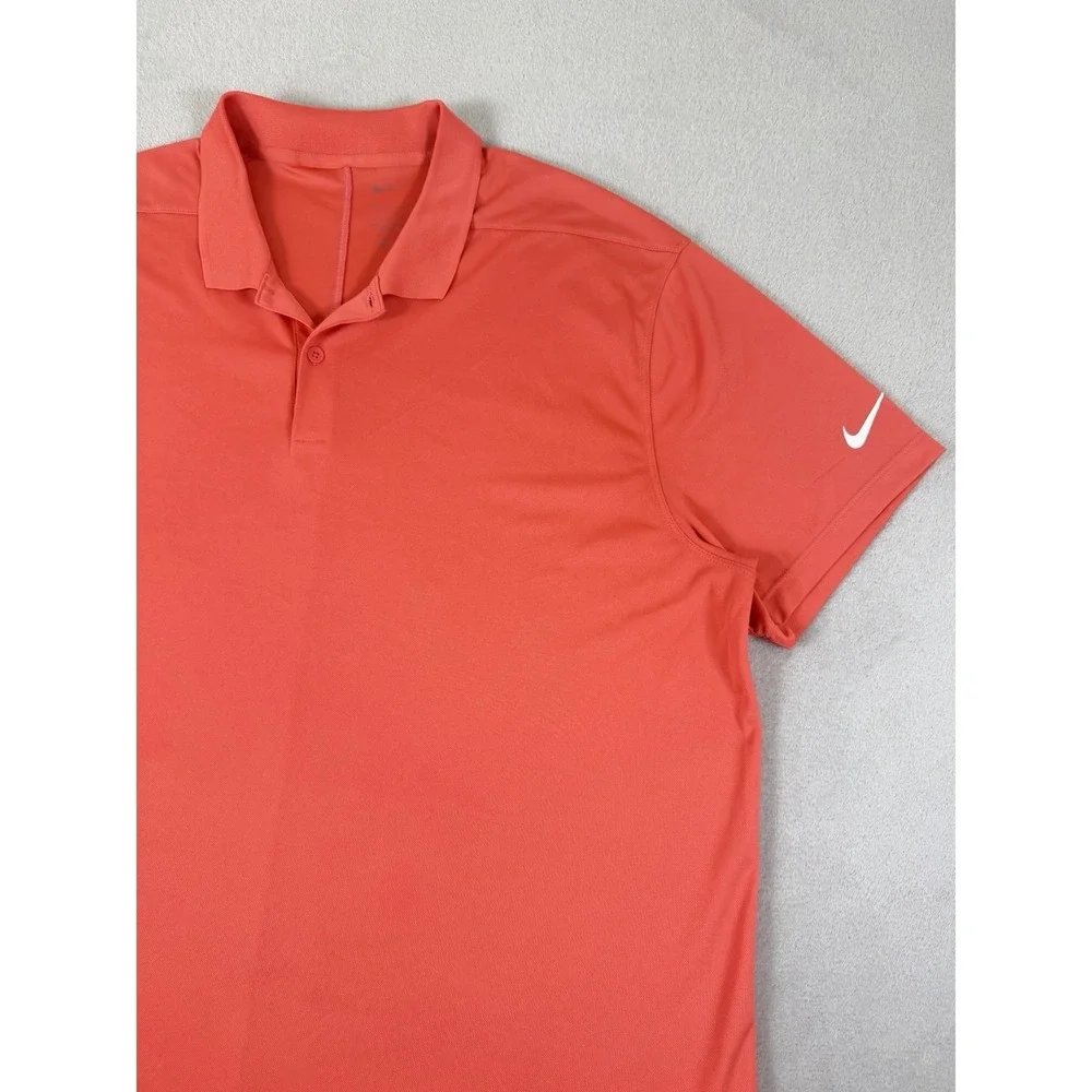 Nike Dri-FIT Victory Golf Polo Shirt Orange Men's XL